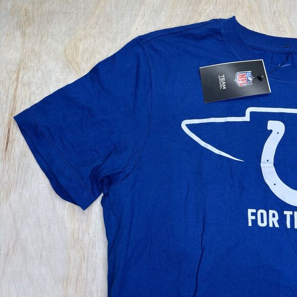 NEW Indianapolis Colts Nike Essential Local Phrase Cotton Shirt Blue LG - Picture 4 of 11